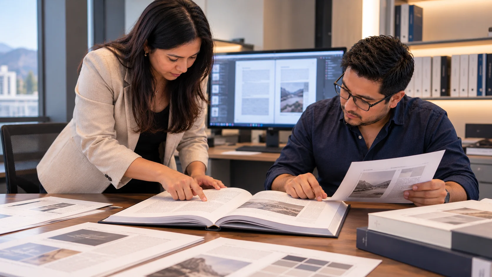 Maquetación, revisión y edición de libros